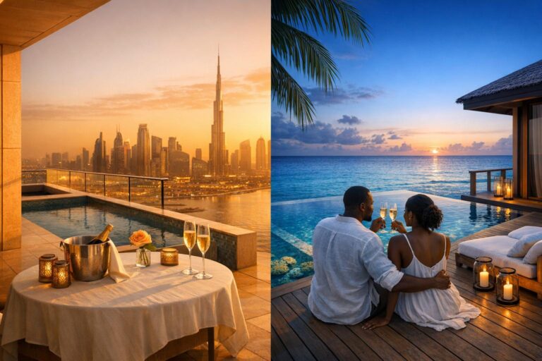 Dubai vs Maldives: Comparing Luxury Honeymoon Spots